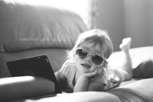 Too Cool For You - Toddler in Glasses