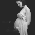 Black and White Maternity Photography